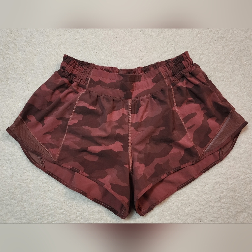 Lululemon Hotty Hot Shorts - Pink Camo 8